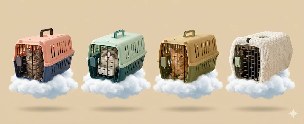 Collection de caisses de transport pour chat — modèles homologués voyage et sécurisés