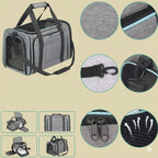 Sac transport pour chat XXL – Grisou